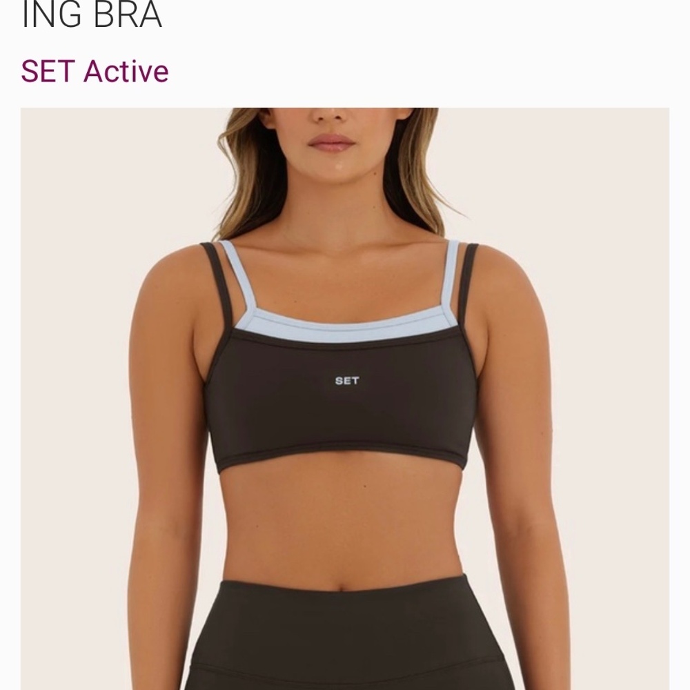 Set Active Blue + Espresso Formcloud Bra